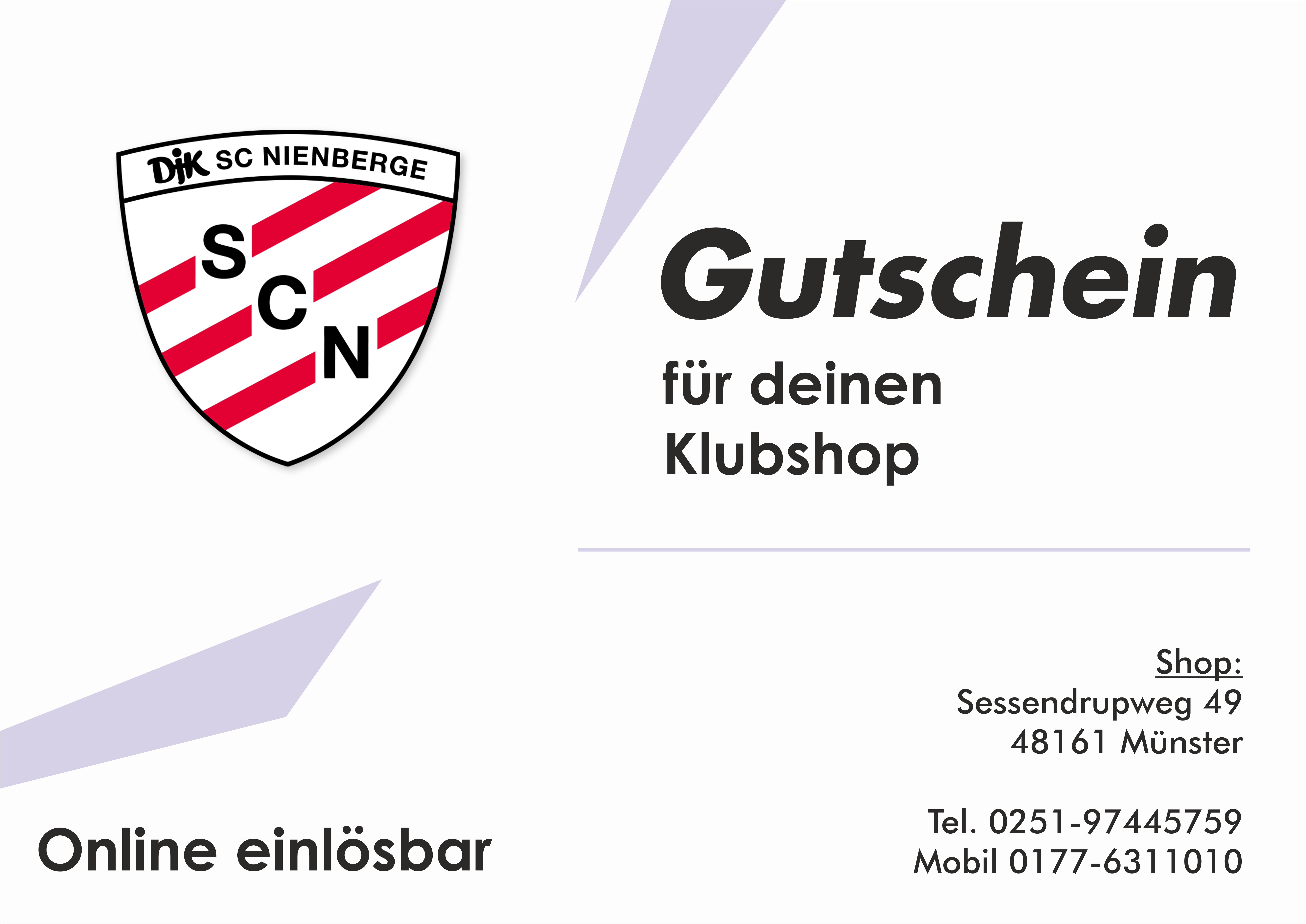 Klubshop Gutschein